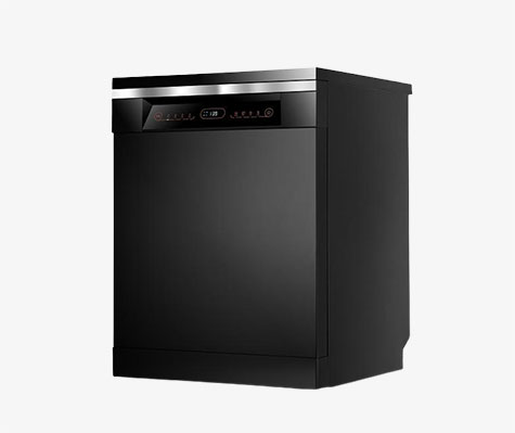 自立型黒食器洗い機
